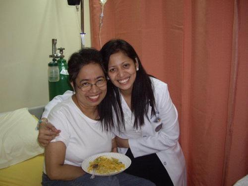 I remember this....spending my 53rd birthday at the UST Benavidez Cancer Institute while having my 4th chemotherapy. With one of my oncologists, Doc Julie!